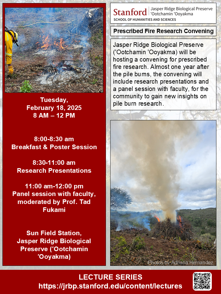 flyer for prescribed fire research convening February 18, 2025