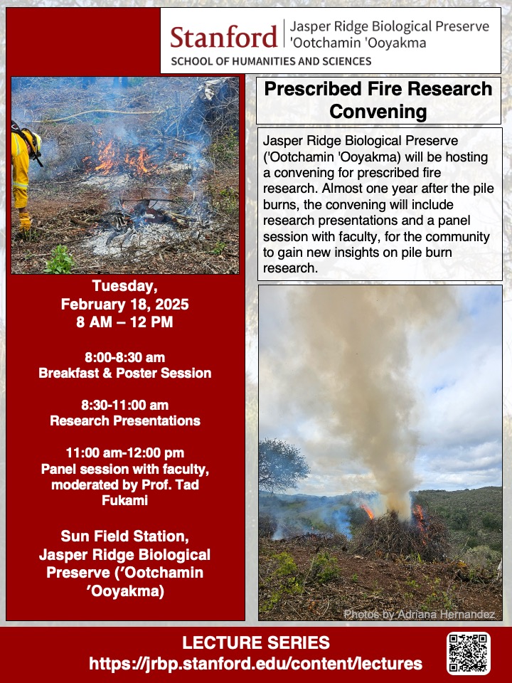 flyer for prescribed fire research convening February 18, 2025