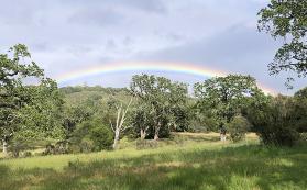 Rainbow over Jasper Ridge Biological Preserve - 'Ootchamin 'Ooyakma